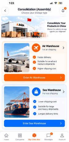 A.BABA Customer Portal App