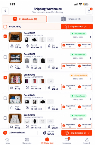 Live Cargo Tracking